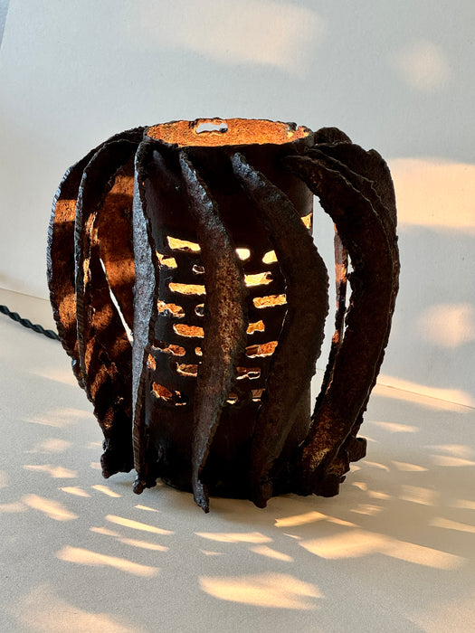 Steel Spiral Table Lamp