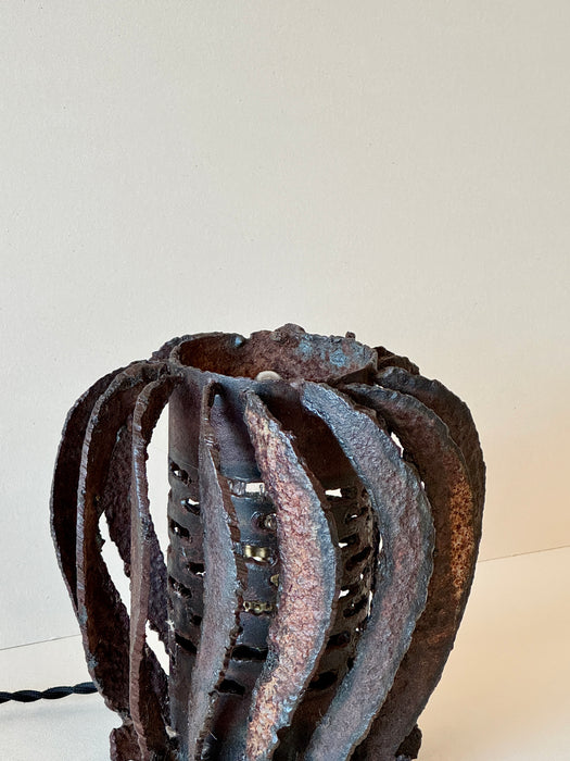 Steel Spiral Table Lamp