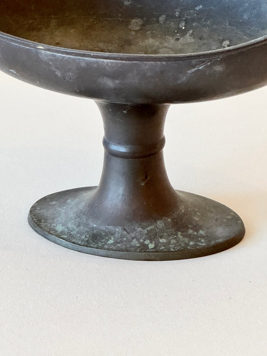 Brass Pedestal Tray