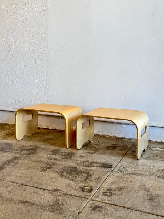 Bentwood Birch Stool