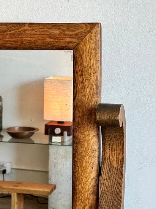 Oak Dresser With Mirror