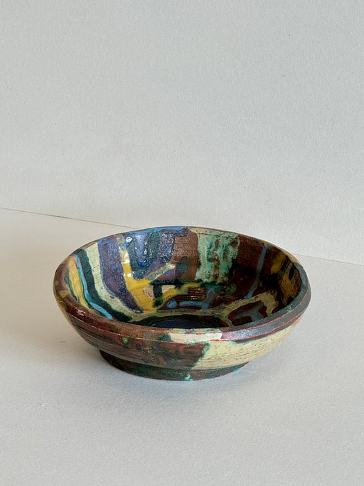 Hand painted Terracotta Bowl