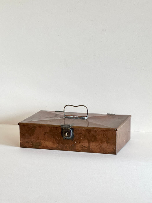 Copper Two Compartment Box