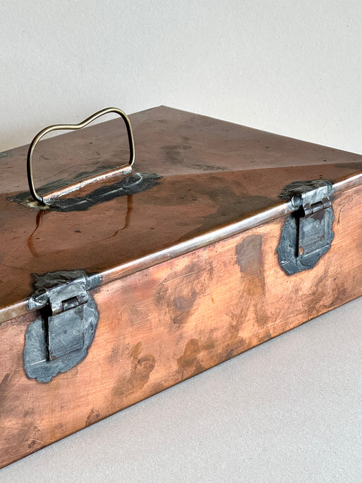 Copper Two Compartment Box