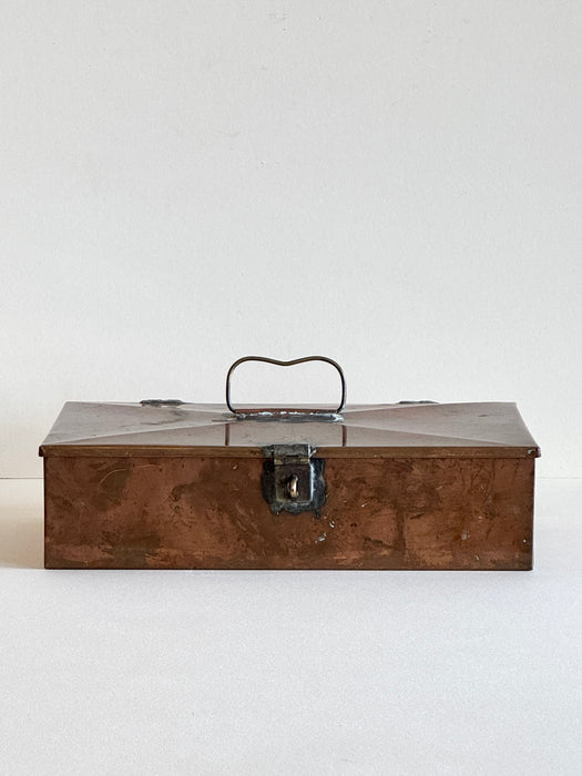 Copper Two Compartment Box