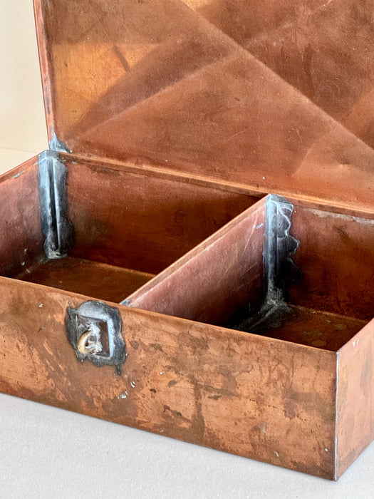 Copper Two Compartment Box