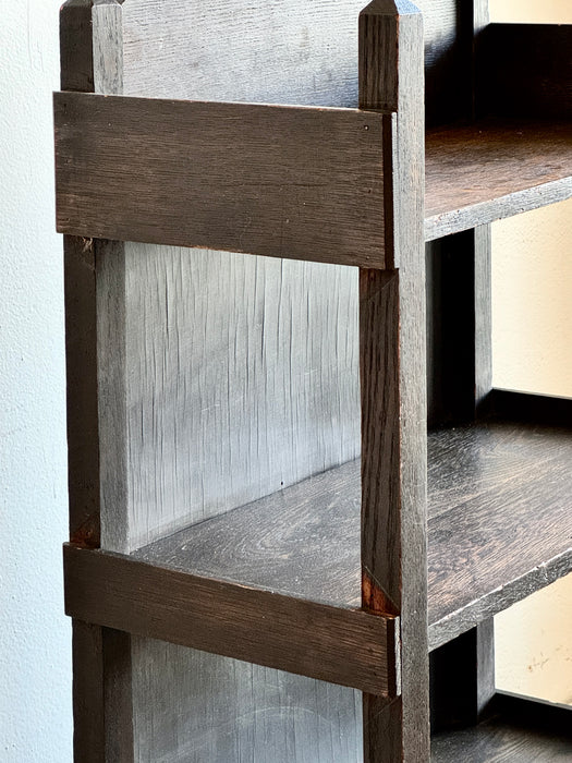 Four Tier Oak Shelves