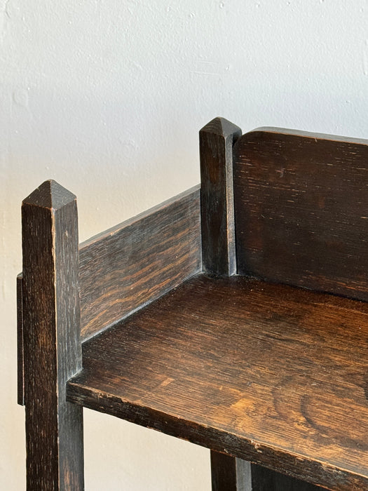 Four Tier Oak Shelves