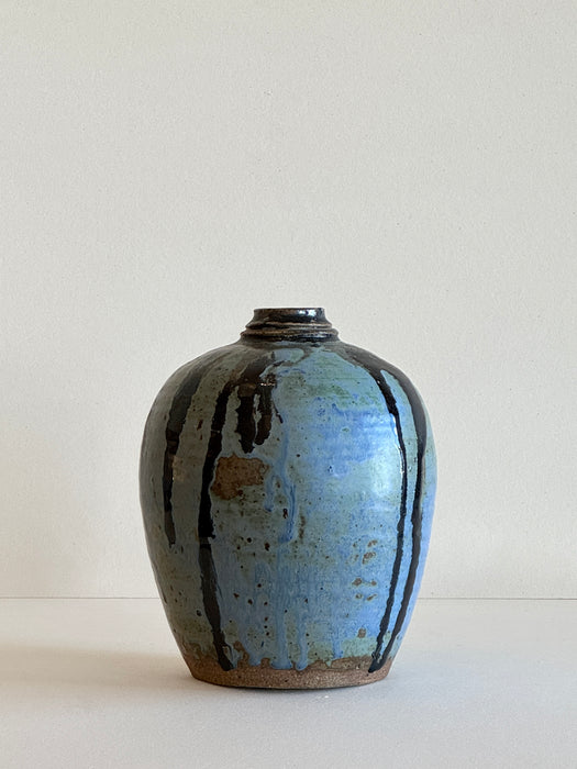 Green/Blue Drip Glaze Vase