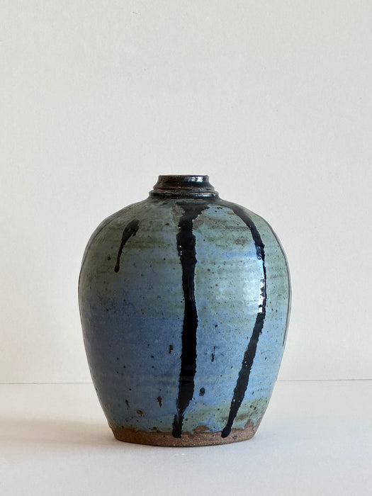 Green/Blue Drip Glaze Vase