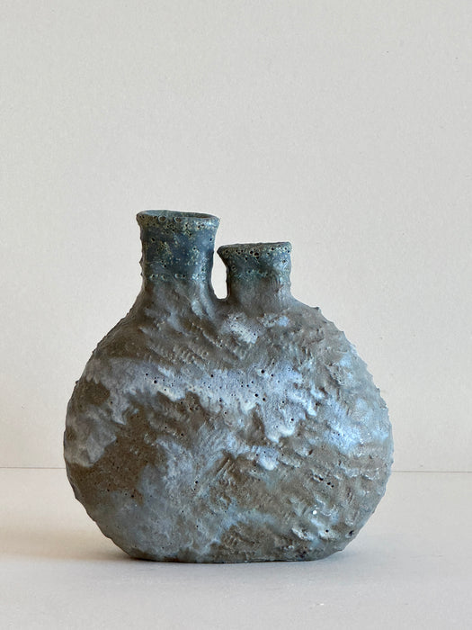 Textured Vase With 2 Openings