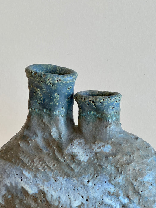 Textured Vase With 2 Openings
