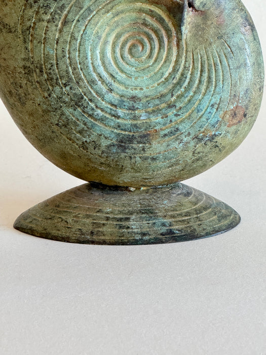 Steel Nautilus Vase