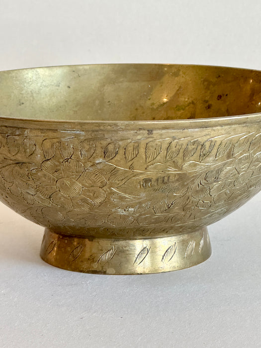 Etched Brass Bowl