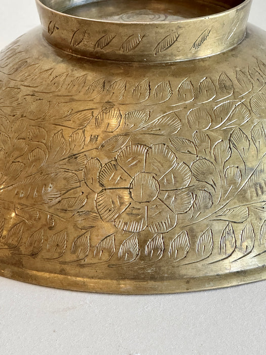 Etched Brass Bowl
