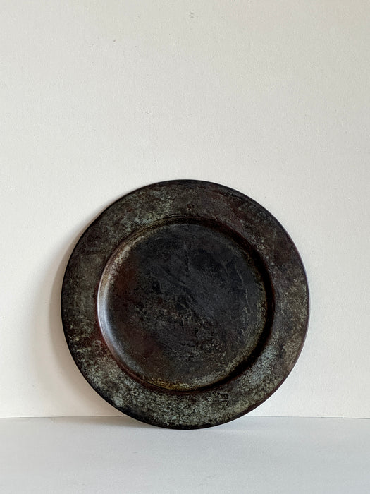Patinated Metal Plate