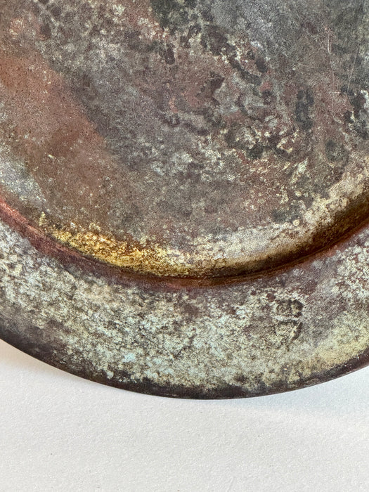 Patinated Metal Plate