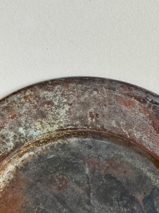 Patinated Metal Plate