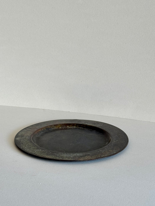 Patinated Metal Plate