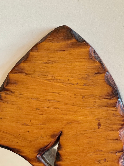 Cherry Mirror With Shelf