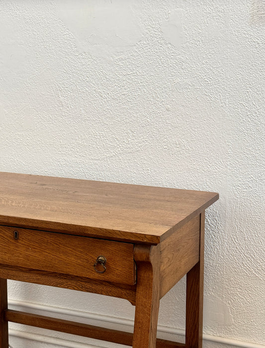 Oak Desk With Large Drawer