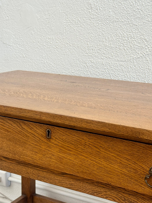 Oak Desk With Large Drawer