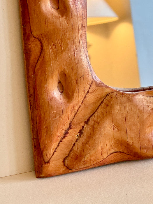 Carved Scalloped Mirror