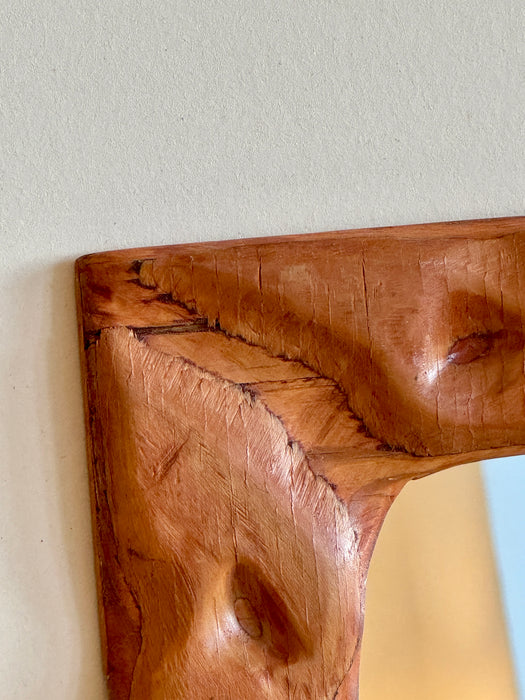 Carved Scalloped Mirror