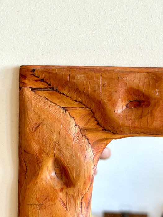 Carved Scalloped Mirror