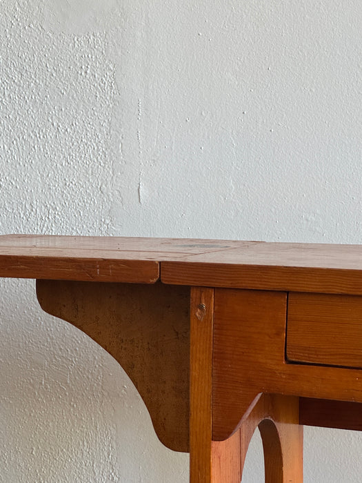 Pine Drop Leaf SIde Table