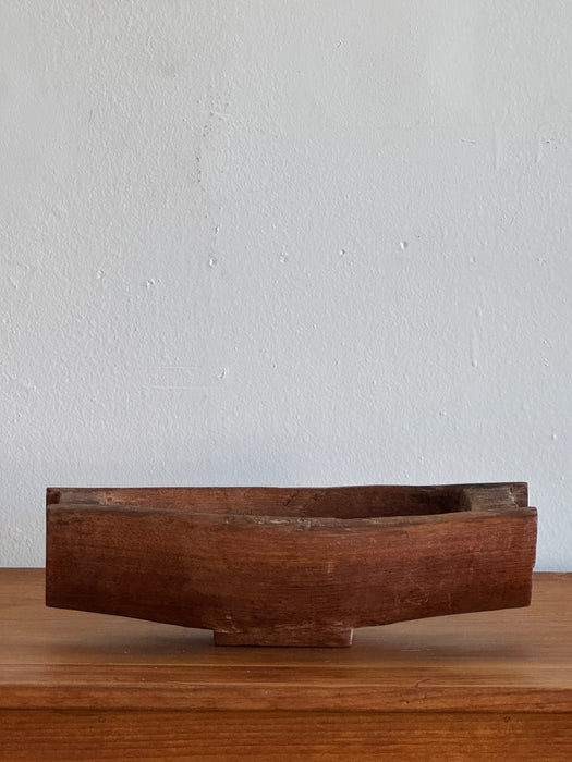 Wood Dugout Bowl