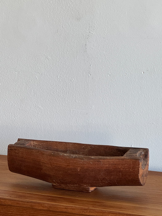 Wood Dugout Bowl