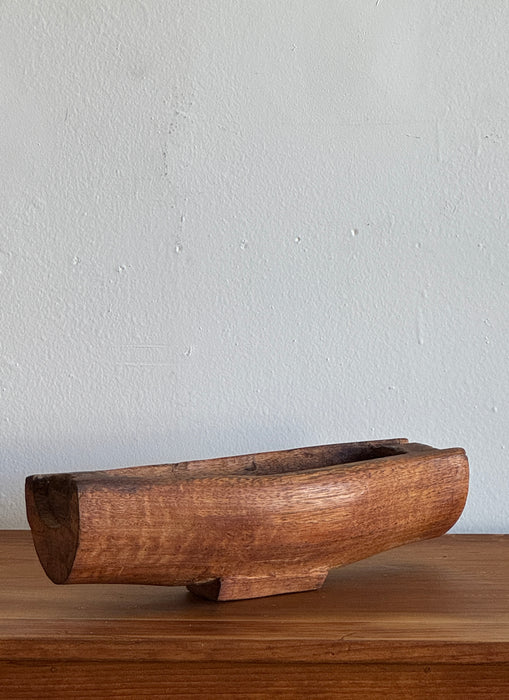 Wood Dugout Bowl