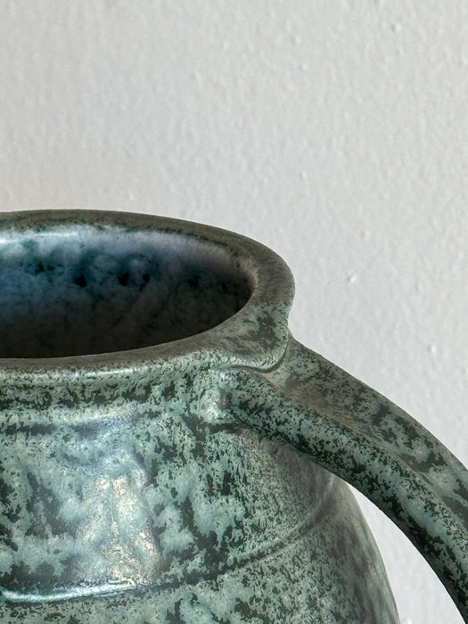 Salt Glzed Green Pitcher