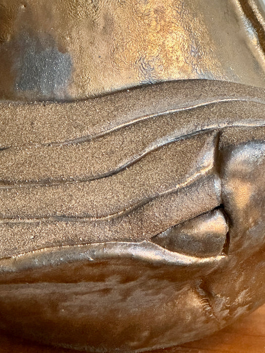 Abstract Slab Built Vase