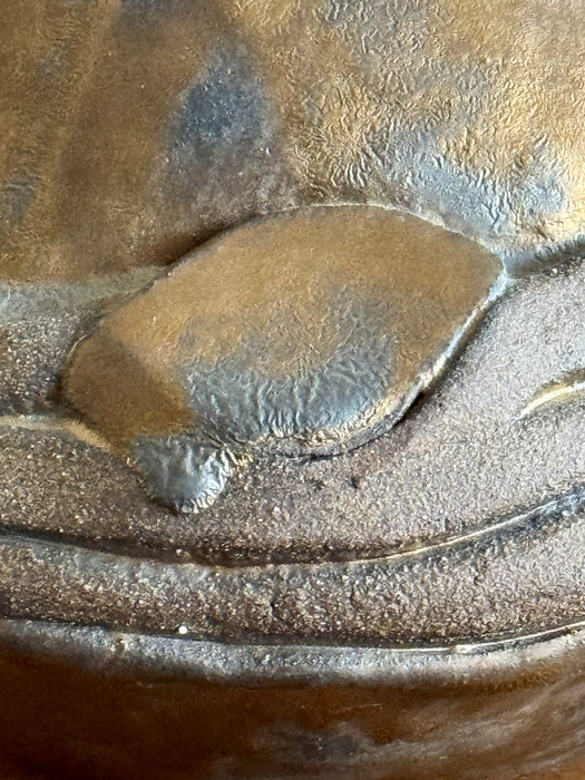 Abstract Slab Built Vase