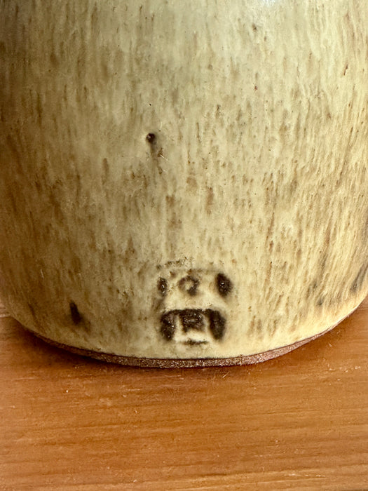 Cream And Brown Vase