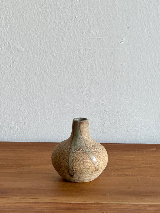 Petite Stoneware Bud Vase