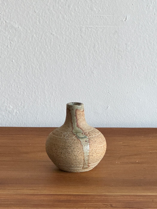 Petite Stoneware Bud Vase