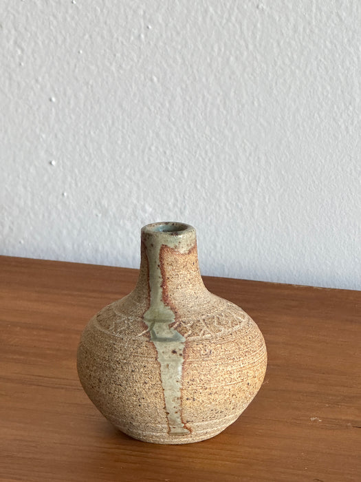 Petite Stoneware Bud Vase