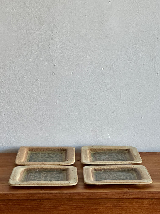 Studio Pottery Plate Set