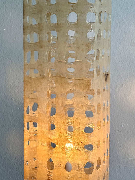 Oak Block Lamp - Cream Diffuser