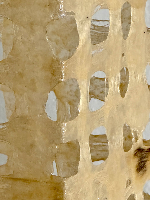 Oak Block Lamp - Cream Diffuser