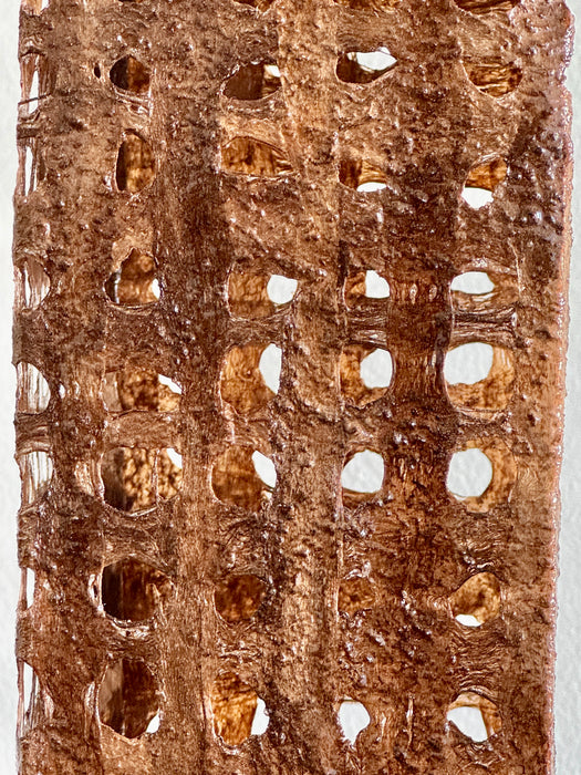 Oak Block Lamp - Brown Diffuser