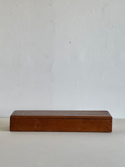 Slatted Box With Hinged Lid