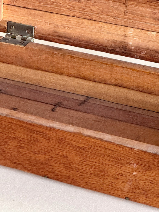 Slatted Box With Hinged Lid