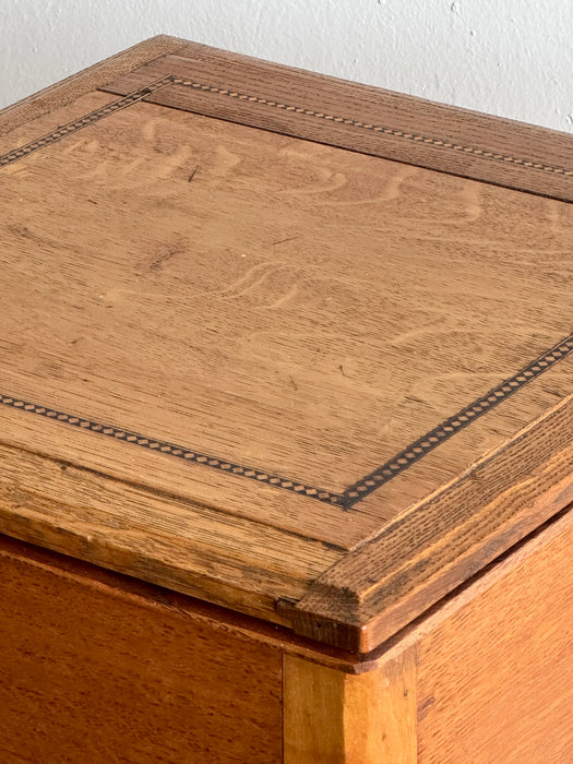 Spiral Leg Box Table