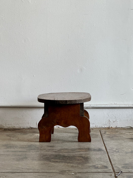 Curved Footed Stool