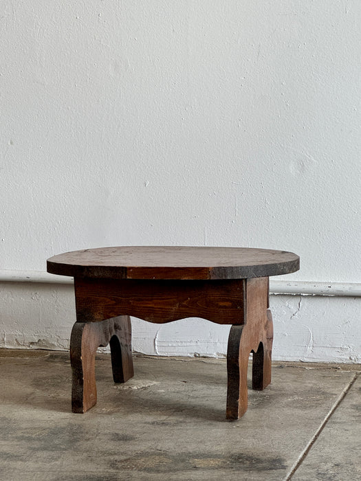 Curved Footed Stool