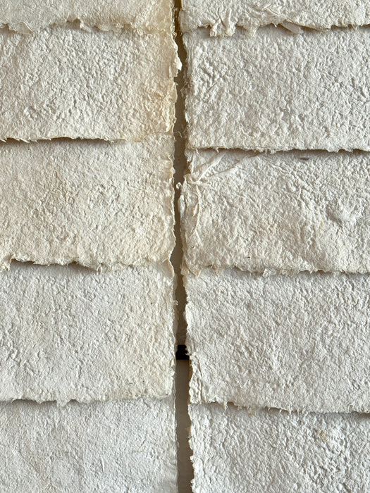 Antique Paper On Bamboo Frame